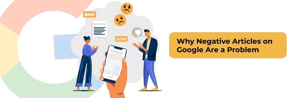 Negative articles on Google Negative articles
