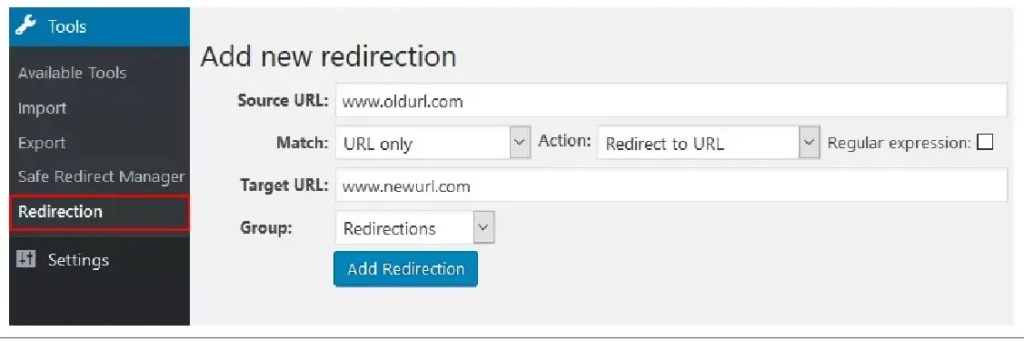 Best Wordpress Plugins to Boost SEO Ranking 5 Redirection - wordpress seo plugin