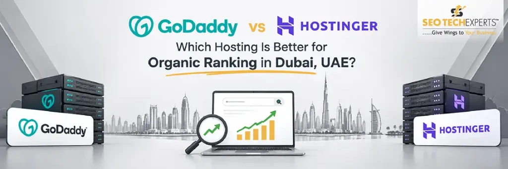 godaddy vs hostinger banner