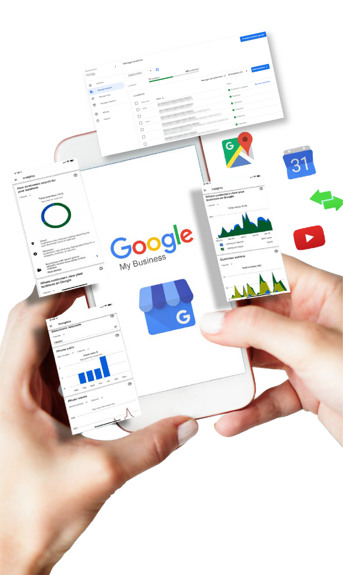 google my business management services dubai